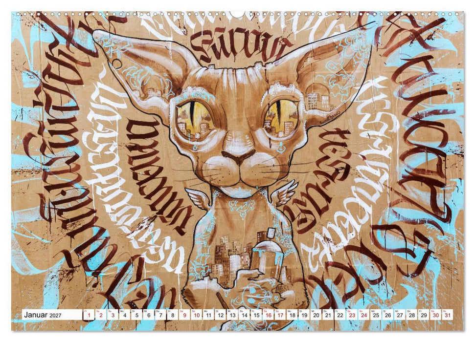 Kunst der Strasse (CALVENDO Premium Wandkalender 2027)