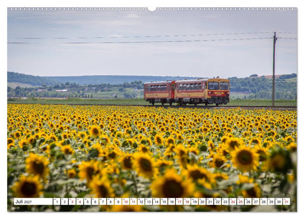 Eisenbahn in Ungarn (CALVENDO Premium Wandkalender 2027)