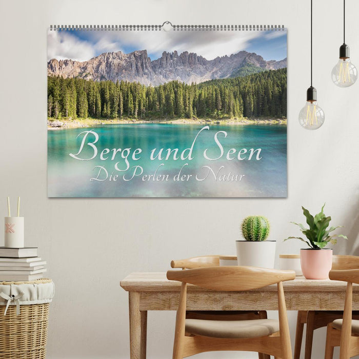 Berge und Seen - Die Perlen der Natur (CALVENDO Wandkalender 2027)