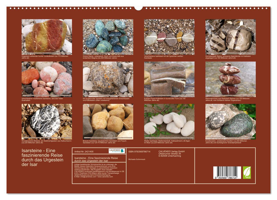 Isarsteine - Eine faszinierende Reise durch das Urgestein der Isar (CALVENDO Premium Wandkalender 2027)