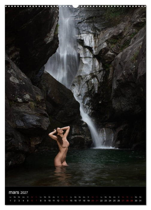 Chutes d'eau au Tessin (CALVENDO Calendrier supérieur 2027)