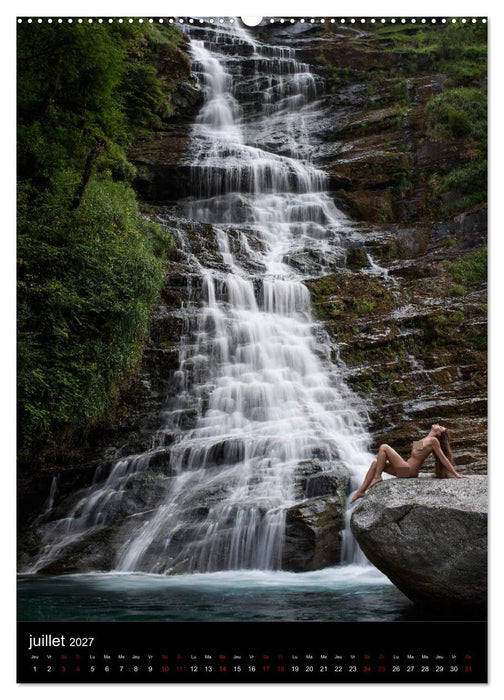 Chutes d'eau au Tessin (CALVENDO Calendrier supérieur 2027)