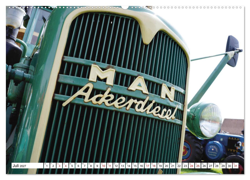 Traktoren und Schlepper (CALVENDO Premium Wandkalender 2027)