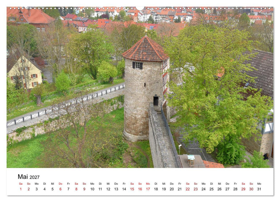 Mühlhausen in Thüringen - Stadt im Herzen Deutschlands (CALVENDO Premium Wandkalender 2027)