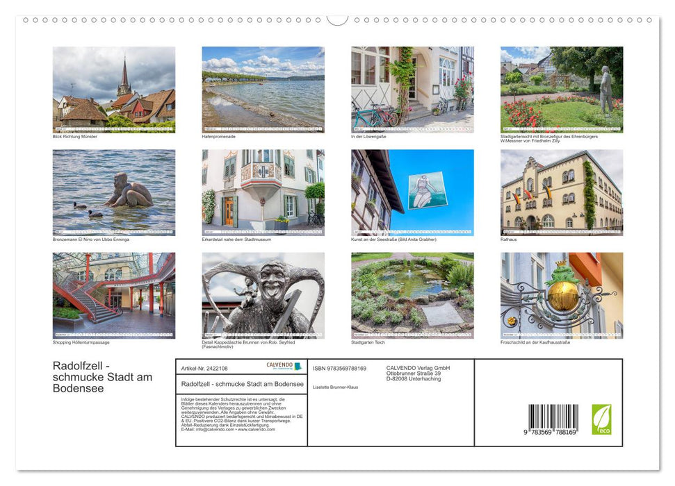 Radolfzell - schmucke Stadt am Bodensee (CALVENDO Premium Wandkalender 2027)