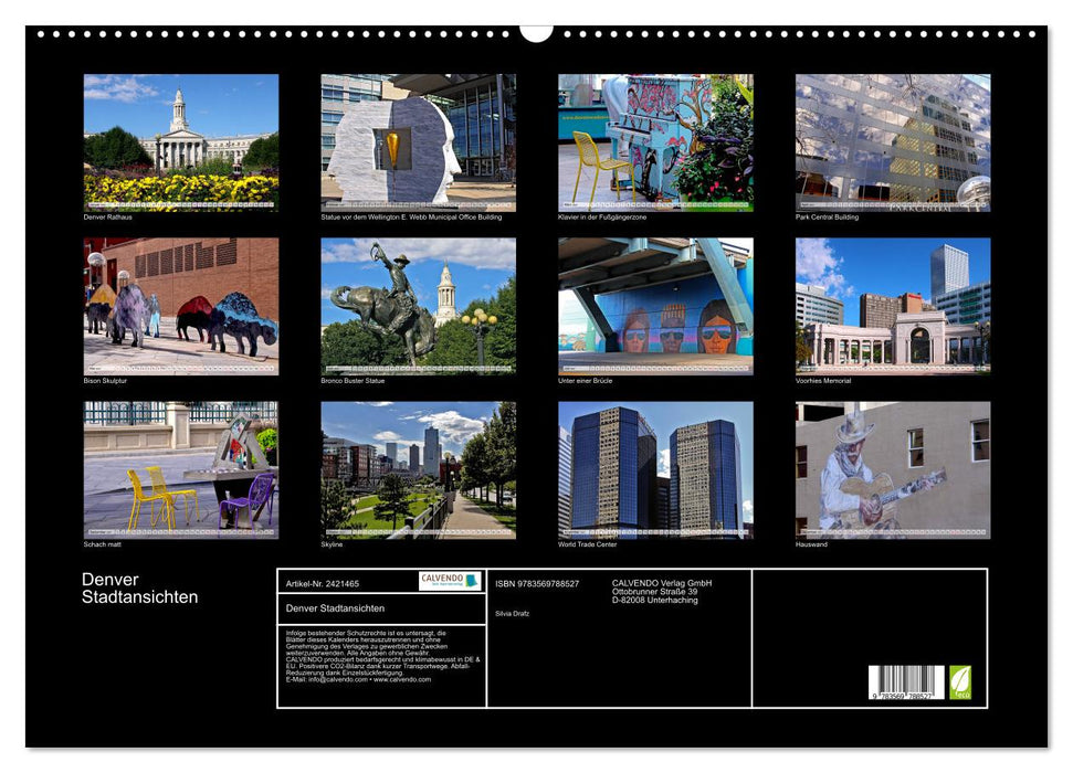 Denver Stadtansichten (CALVENDO Wandkalender 2027)