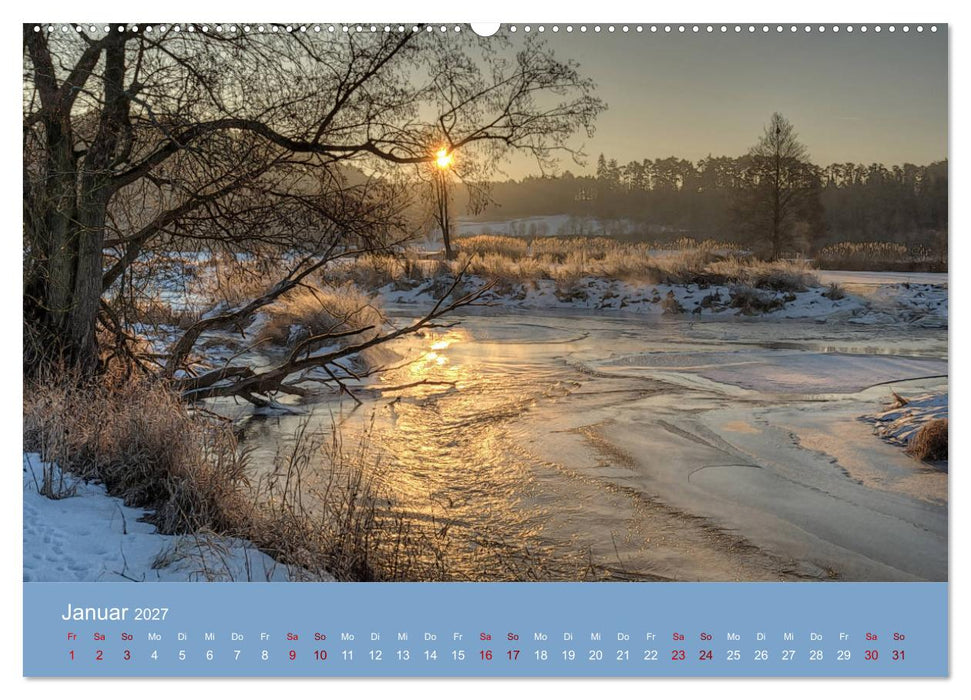 Das Jahr an der Naab zwischen Burglengenfeld und Kallmünz (CALVENDO Wandkalender 2027)