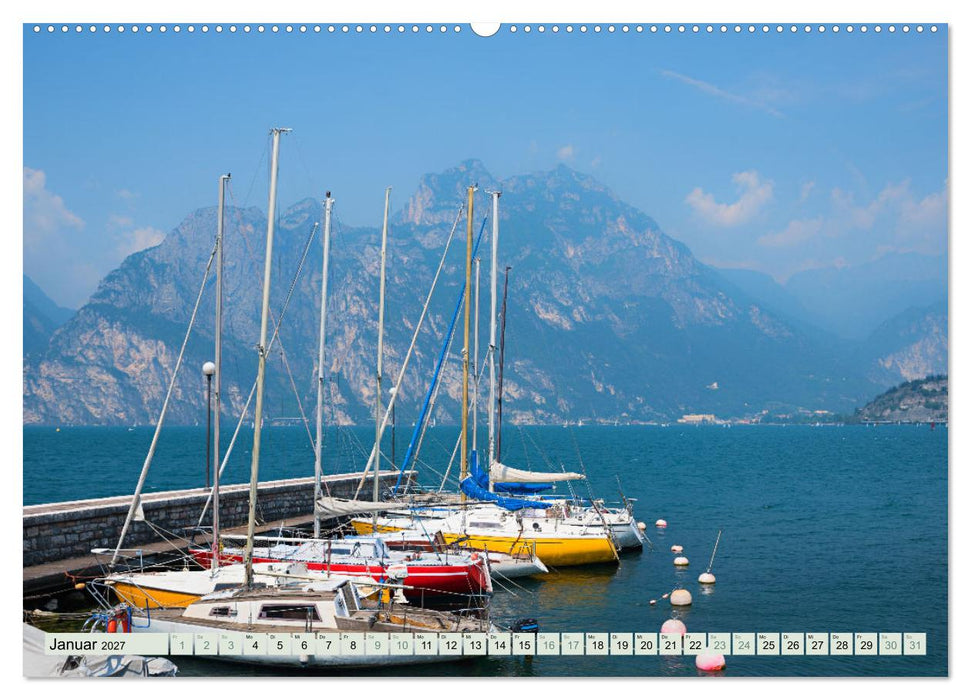 Gardasee - Perle Italiens (CALVENDO Premium Wandkalender 2027)