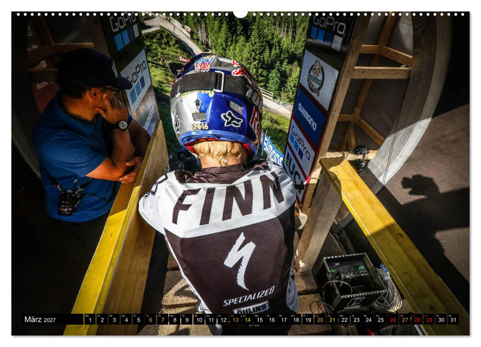 Downhill Racing (CALVENDO Premium Wandkalender 2027)