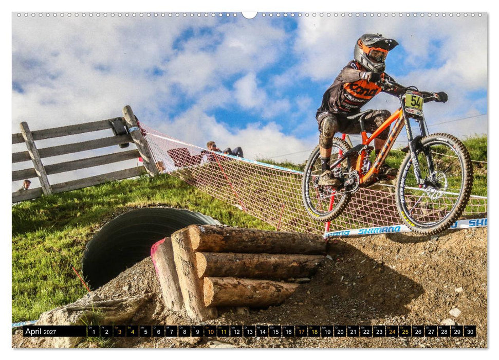 Downhill Racing (CALVENDO Premium Wandkalender 2027)
