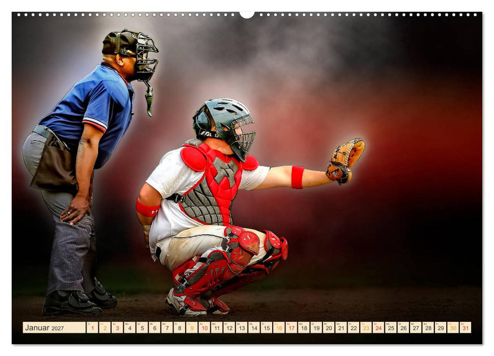 Baseball - Fight (CALVENDO Premium Wandkalender 2027)