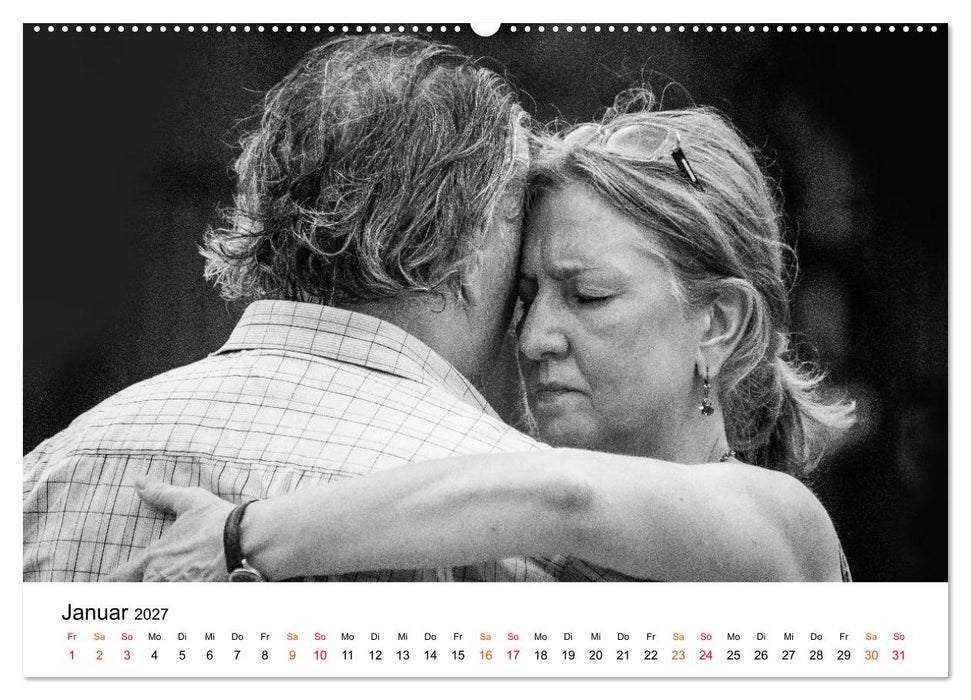 Tango Argentino - Paare beim Tanz auf öffentlichen Plätzen (CALVENDO Wandkalender 2027)
