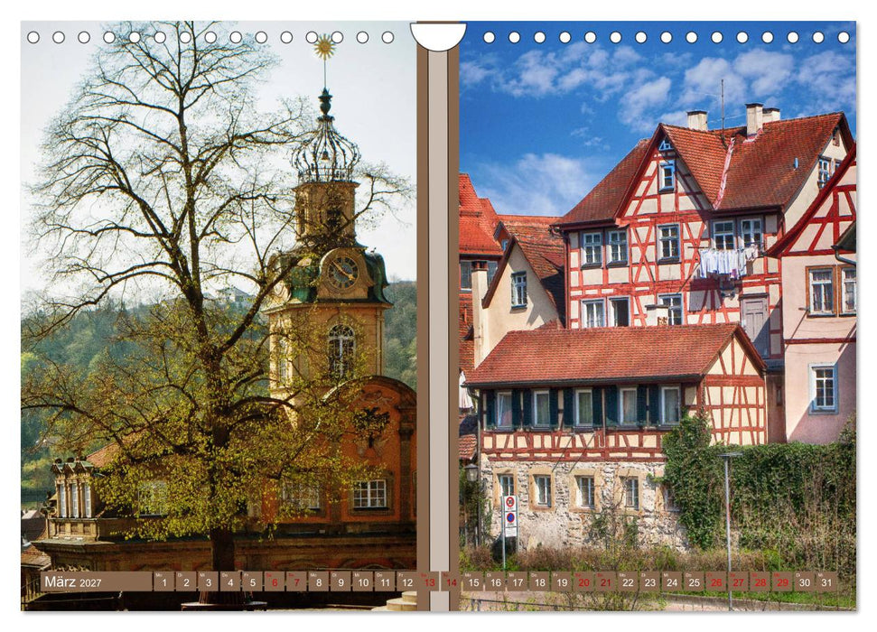 Stadtspaziergang durch Schwäbisch Hall (CALVENDO Wandkalender 2027)