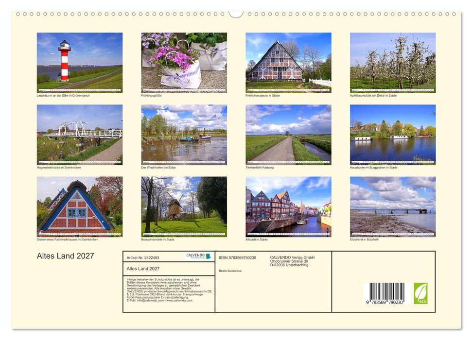 Altes Land 2027 (CALVENDO Premium Wandkalender 2027)
