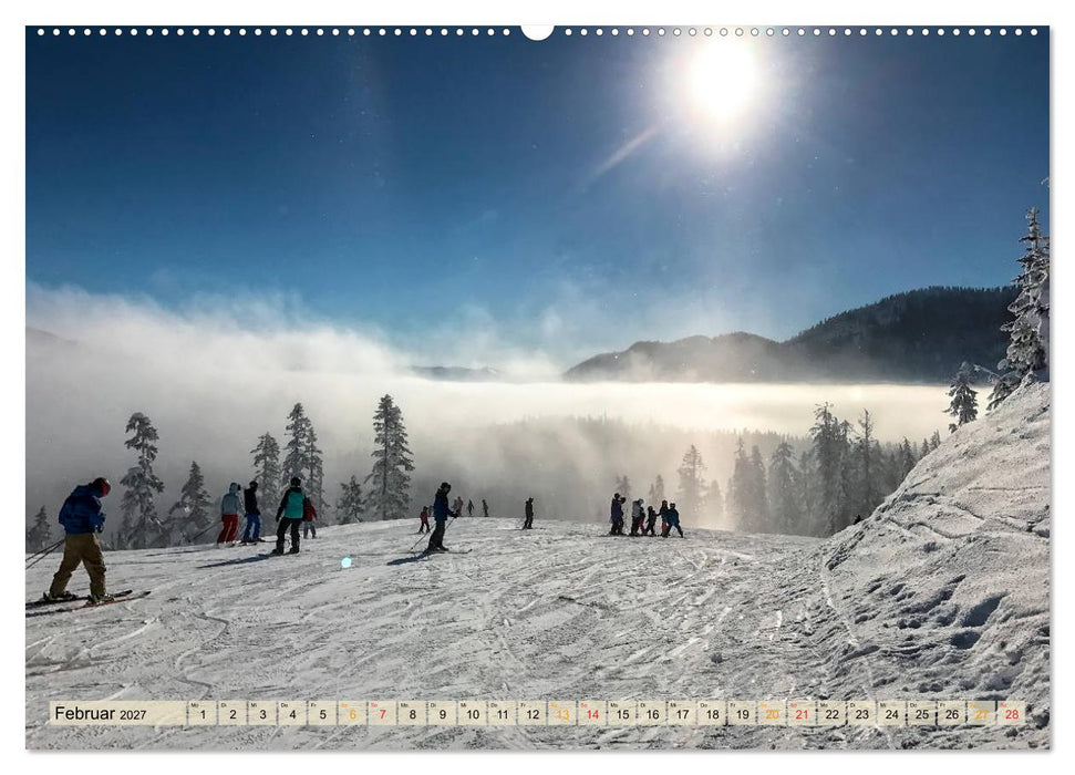 Skifahren - so schön (CALVENDO Premium Wandkalender 2027)