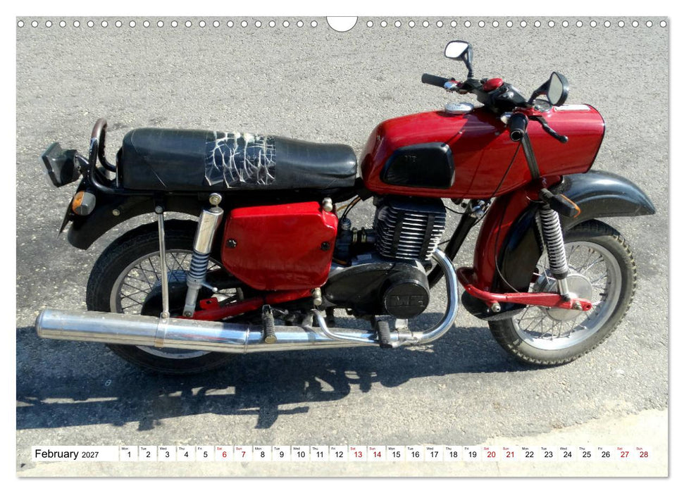 The Legendary MZ (CALVENDO Monthly Calendar 2027)