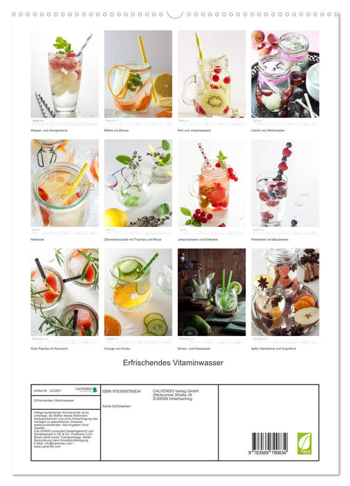 Erfrischendes Vitaminwasser (CALVENDO Premium Wandkalender 2027)