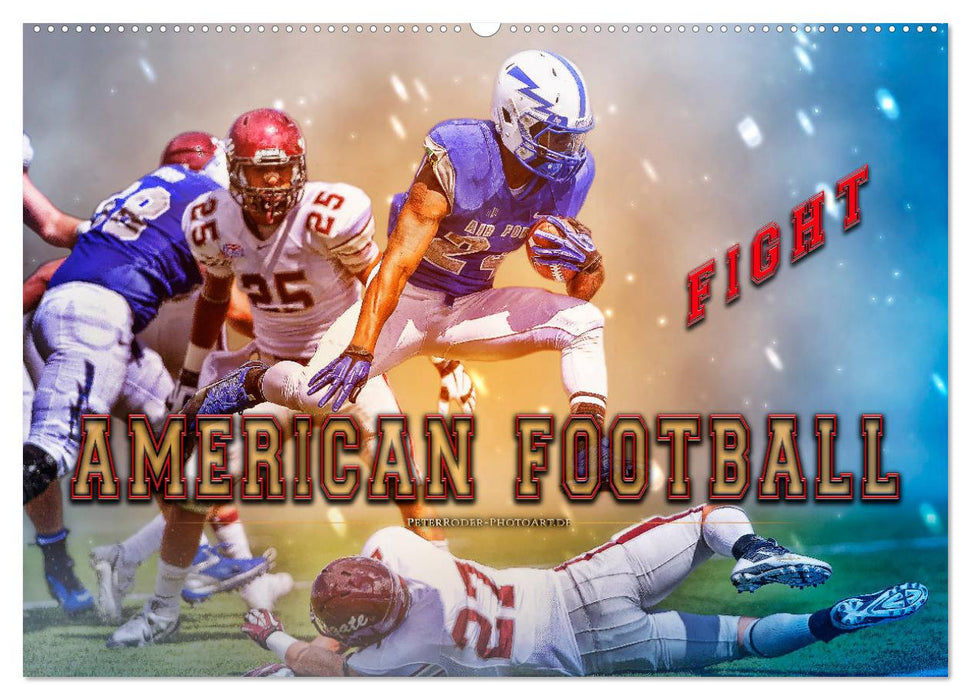American Football - Fight (CALVENDO Wandkalender 2027)