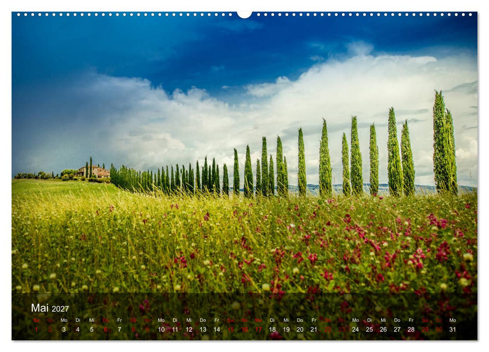 Toskana - spür den Sommer (CALVENDO Wandkalender 2027)
