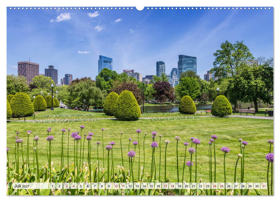 Stadtansichten aus Boston (CALVENDO Premium Wandkalender 2027)