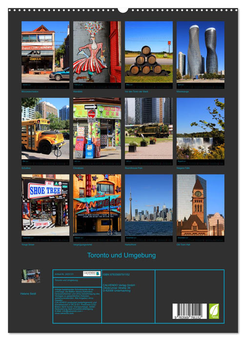 Toronto und Umgebung (CALVENDO Premium Wandkalender 2027)