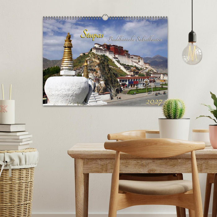 Stupas – Buddhistische Sakralbauten 2027 (CALVENDO Wandkalender 2027)