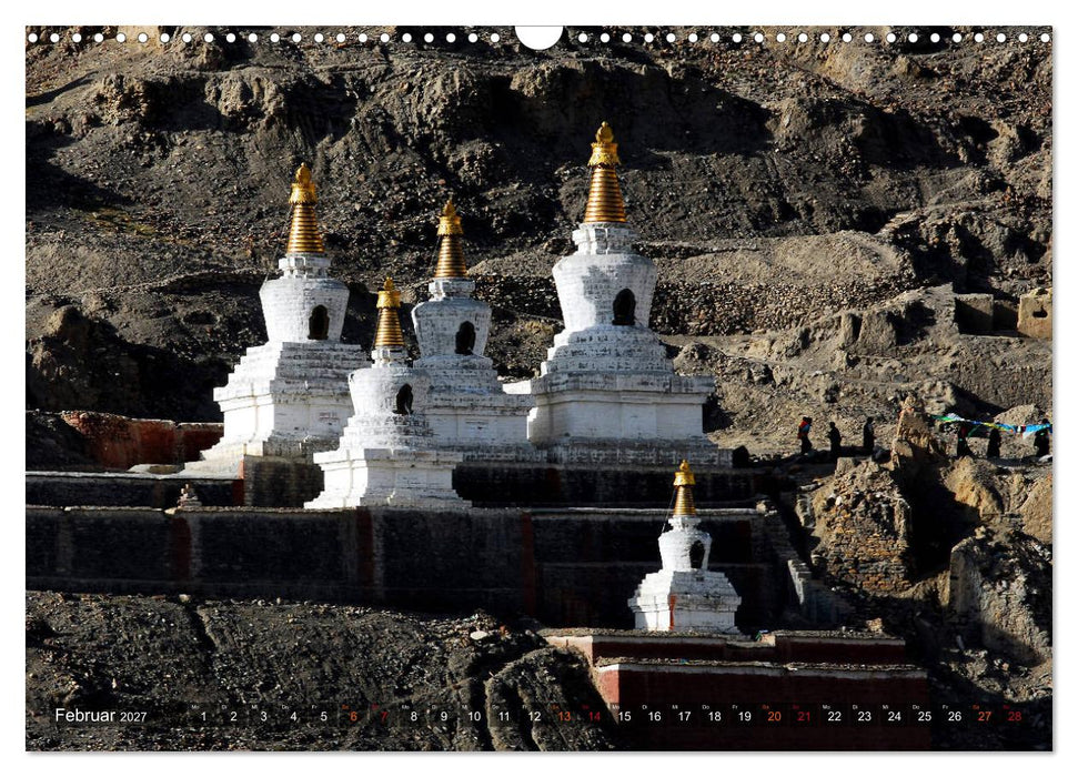 Stupas – Buddhistische Sakralbauten 2027 (CALVENDO Wandkalender 2027)