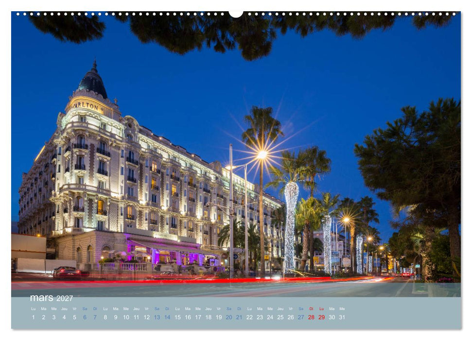 Littoral de la Côte d'Azur (CALVENDO Calendrier supérieur 2027)