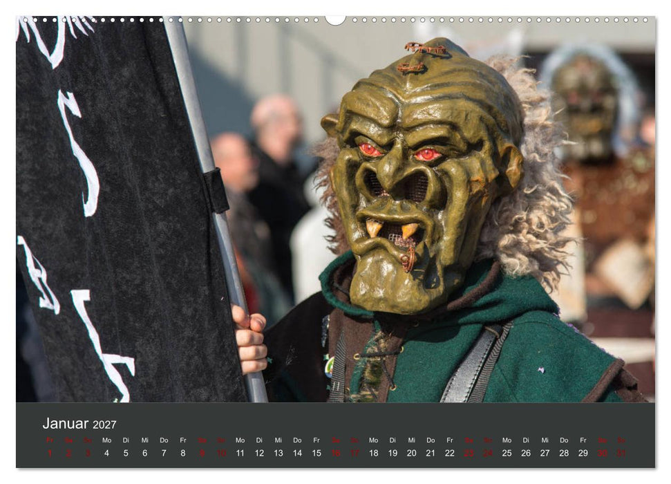 S ganz Johr Fasnacht (CALVENDO Wandkalender 2027)
