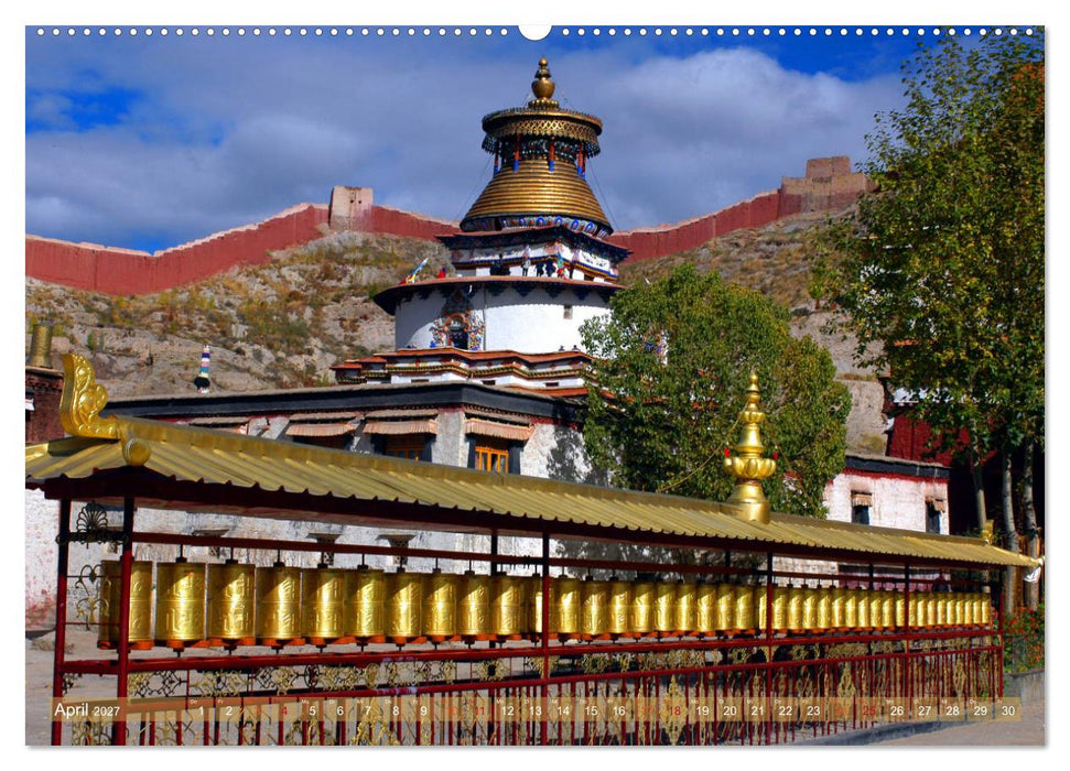 Stupas – Buddhistische Sakralbauten 2027 (CALVENDO Premium Wandkalender 2027)