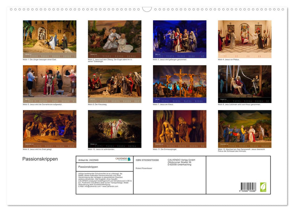 Passionskrippen (CALVENDO Wandkalender 2027)