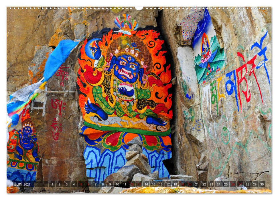 Om Mani Padme Hum – Mantra des Chenrezig (CALVENDO Premium Wandkalender 2027)