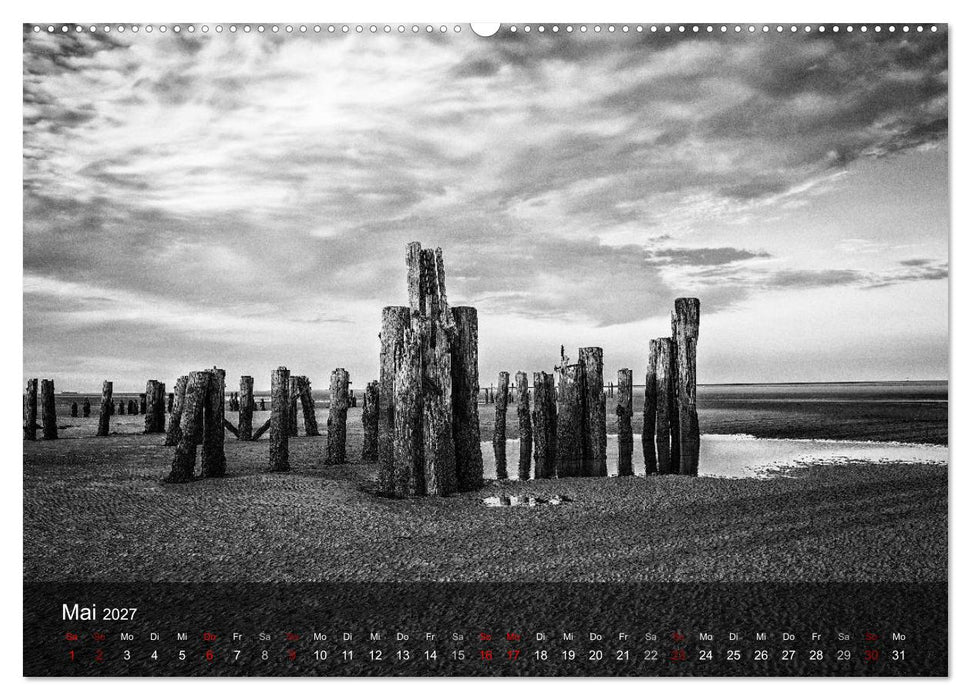 Wangerooge Noir (CALVENDO Premium Wandkalender 2027)