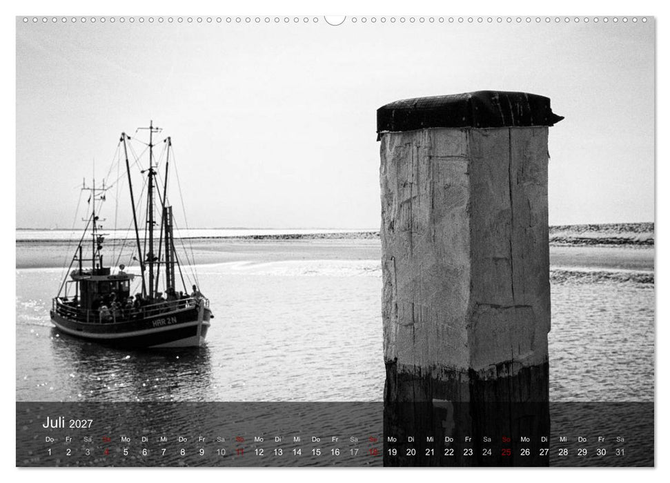 Wangerooge Noir (CALVENDO Premium Wandkalender 2027)
