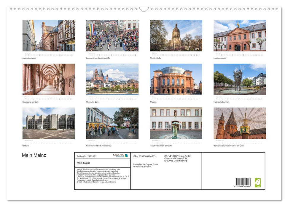 Mein Mainz (CALVENDO Wandkalender 2027)