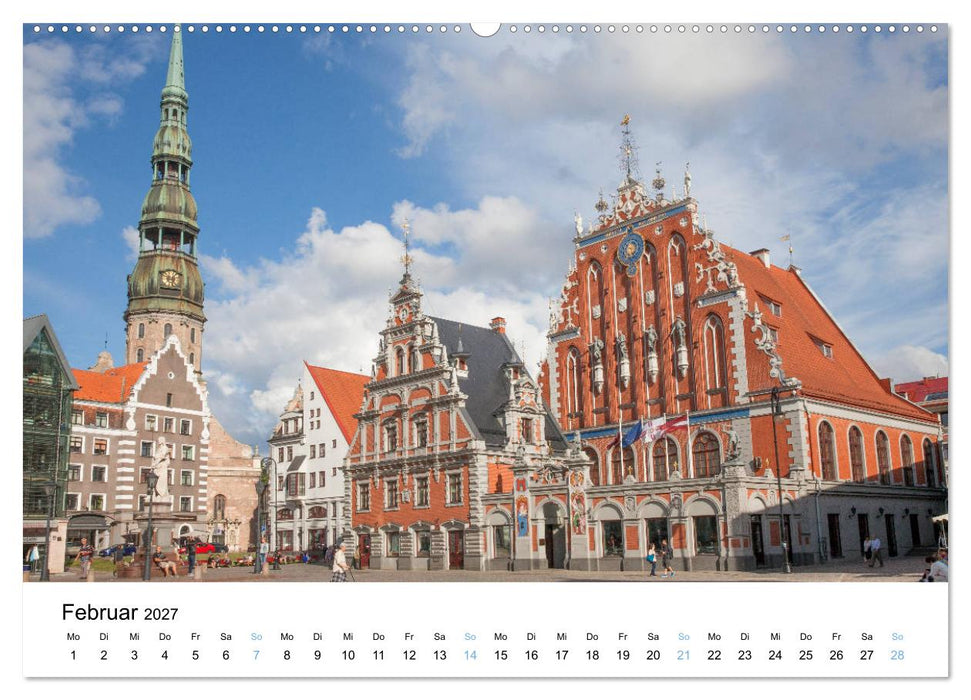 Riga - Metropole des Baltikums (CALVENDO Wandkalender 2027)