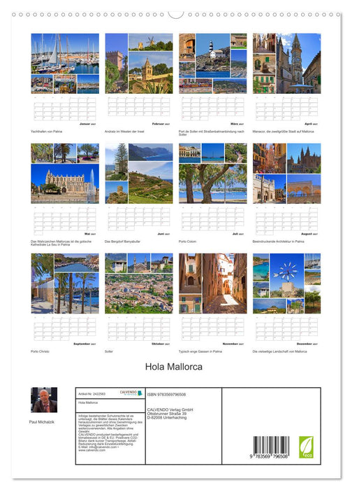 Hola Mallorca (CALVENDO Premium Wandkalender 2027)