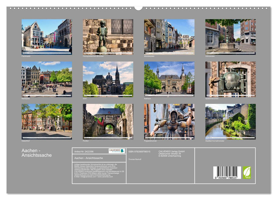 Aachen - Ansichtssache (CALVENDO Premium Wandkalender 2027)