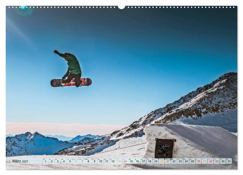 Snowboard - so cool (CALVENDO Premium Wandkalender 2027)