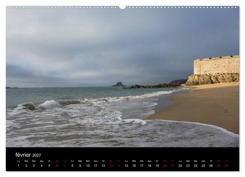 Saint-Malo au fil des mois (CALVENDO Calendrier supérieur 2027)