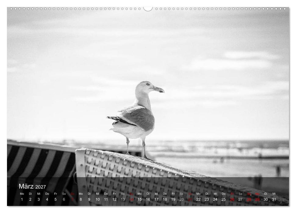 Wangerooge Noir (CALVENDO Wandkalender 2027)