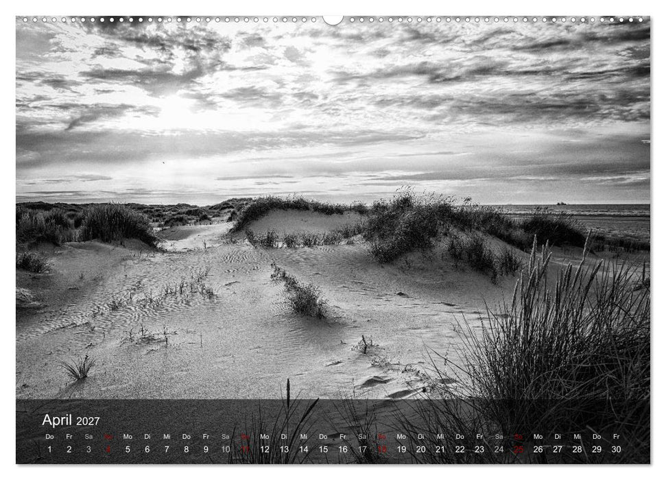 Wangerooge Noir (CALVENDO Wandkalender 2027)