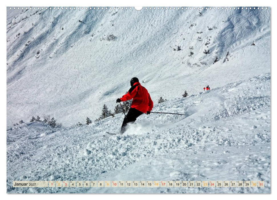 Skifahren - so schön (CALVENDO Wandkalender 2027)