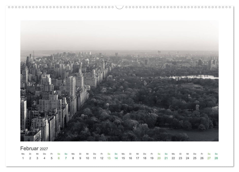 New York in schwarz weiss (CALVENDO Wandkalender 2027)