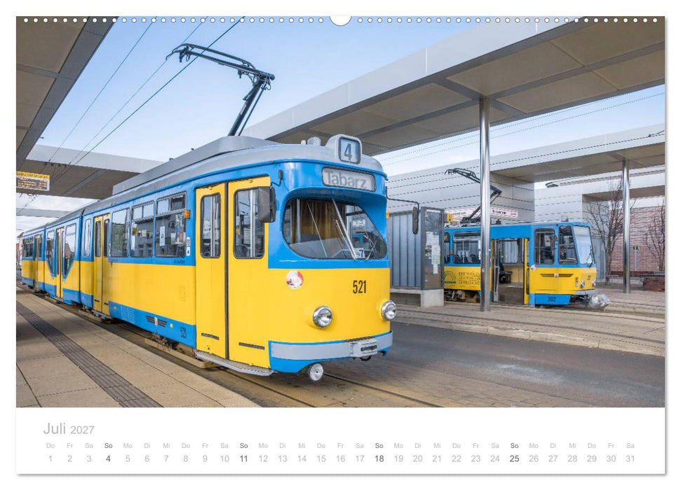 Bus, Bahn und Co. - Faszinierende Fahrzeuge (CALVENDO Premium Wandkalender 2027)