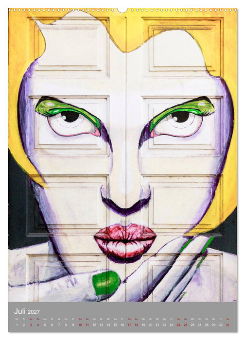 Street Art - Funchals Türen der Phantasie (CALVENDO Premium Wandkalender 2027)