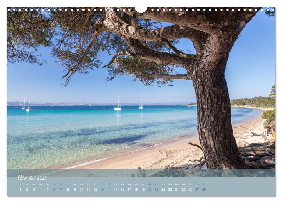 Littoral de la Côte d'Azur (CALVENDO Calendrier mensuel 2027)