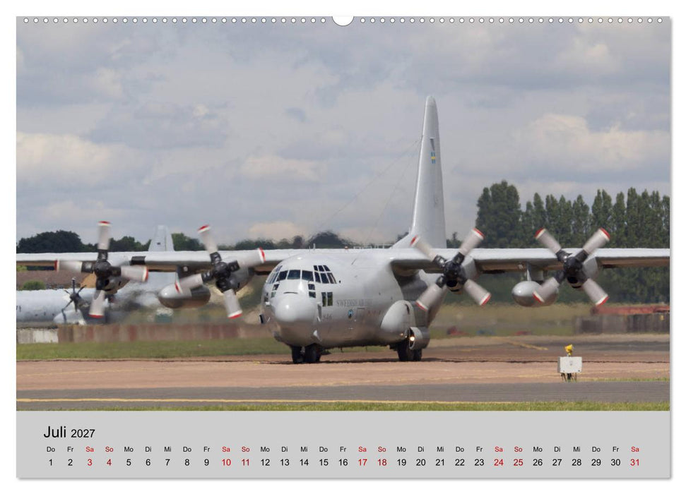 Transportflugzeug C-130 Hercules (CALVENDO Premium Wandkalender 2027)