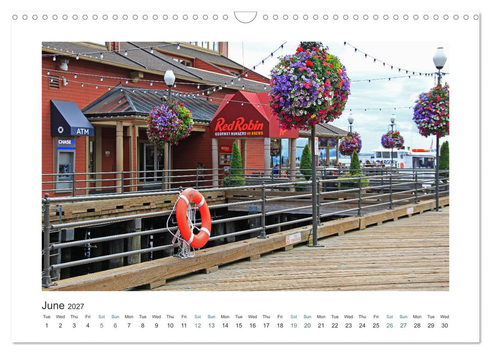 Seattle (CALVENDO Monthly Calendar 2027)