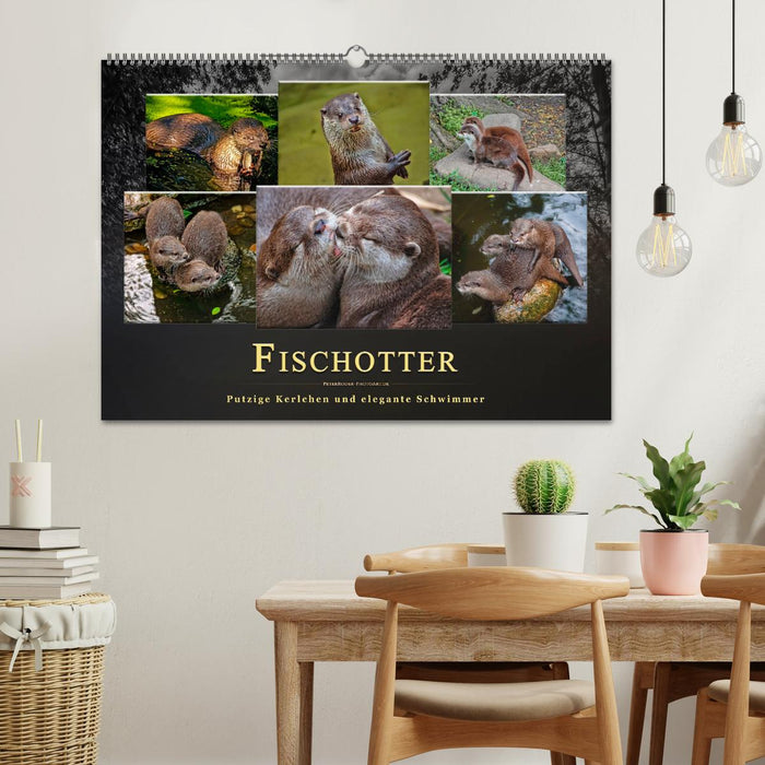 Fischotter - putzige Kerlchen und elegante Schwimmer (CALVENDO Wandkalender 2027)